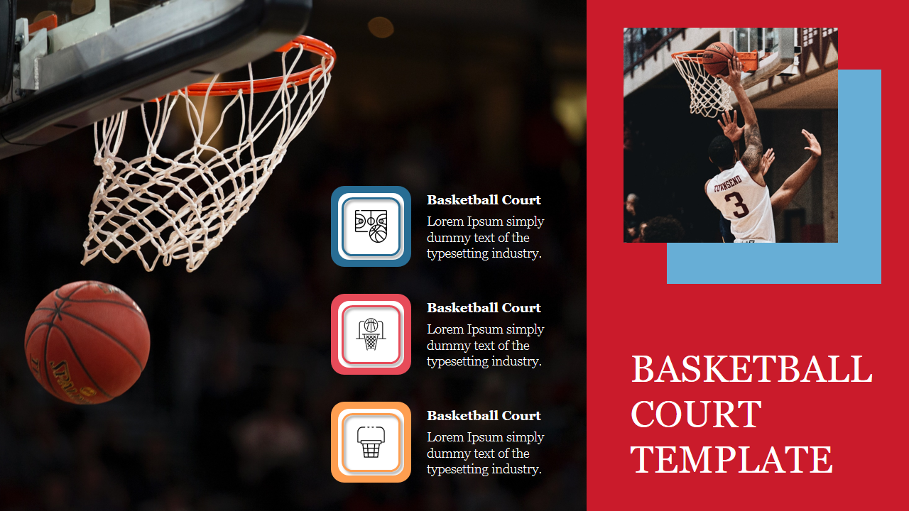 Basketball Court Template